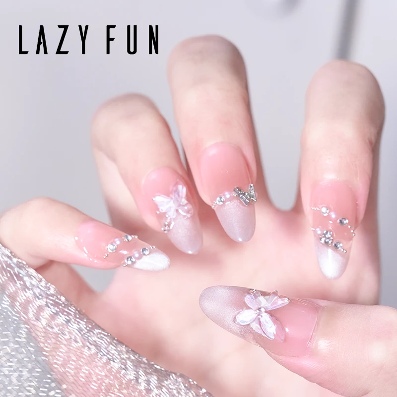 【蝴蝶谷 】LAZYFUN纯手工定制美甲可拆卸穿戴甲