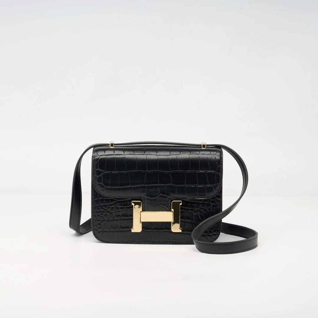 Zooler/朱尔2024爆款朱尔高级感包包女斜挎包时尚单肩链条压纹