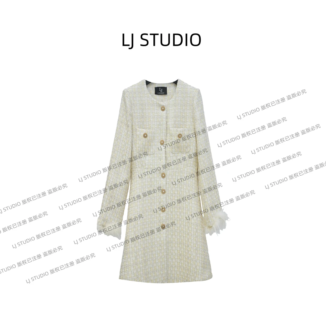 编码‘49’‘丞丞’小香风连衣裙女初秋2024年新款名媛裙子LJ0149