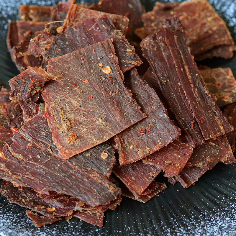 德宏牛肉干薄片云南香辣手撕猪肉干小零食牛仔帅即食干巴