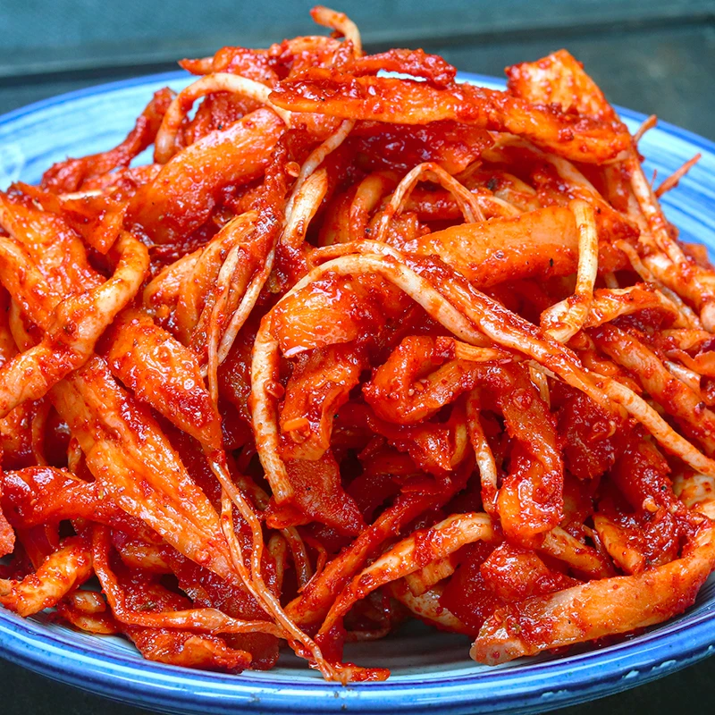 德宏特产傣族下饭菜干脆苤菜根腌萝卜条瓶装酸甜辣腌制脆爽萝卜条