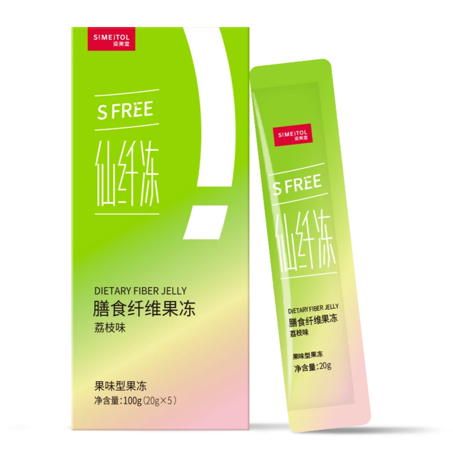 姿美堂仙纤冻-膳食纤维果冻（荔枝味）1盒