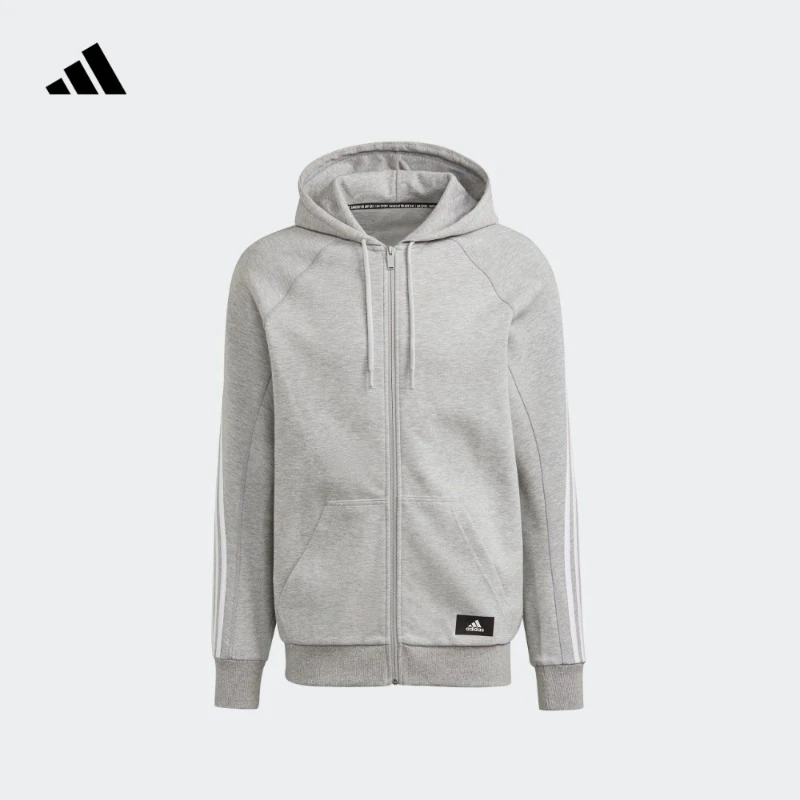 阿迪达斯官方 轻运动男新款休闲连帽夹克外套 adidas GL5679