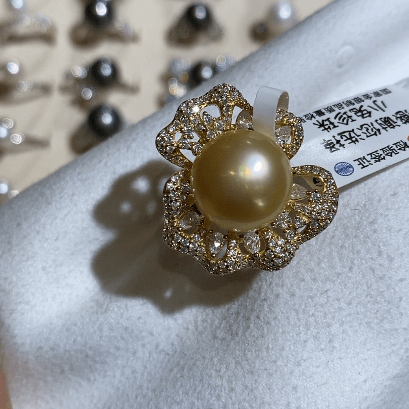 【闪购商品】海水珍珠戒指银S925镶嵌