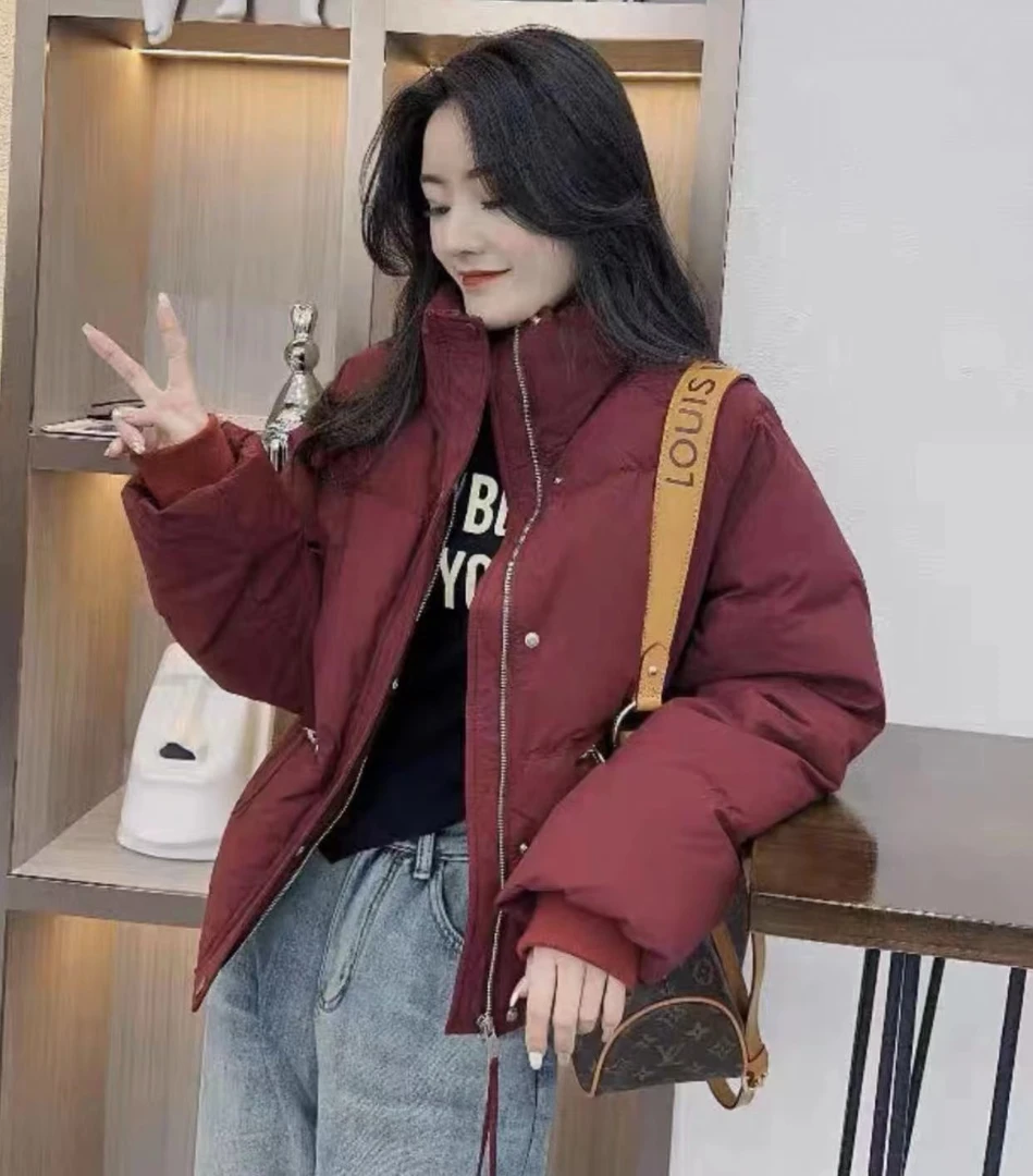 现货~青仓价~加厚立领宽松韩版棉服2024冬季时尚潮流保暖外套1618