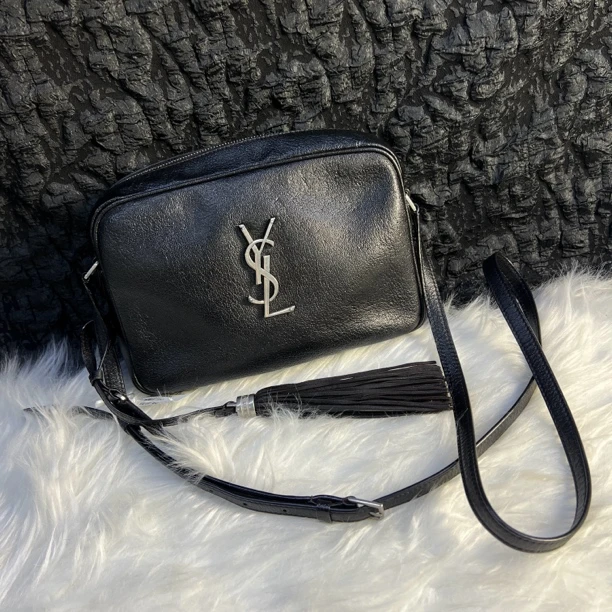 95新 YSL/圣罗兰 大喜/圣罗兰黑色相机包