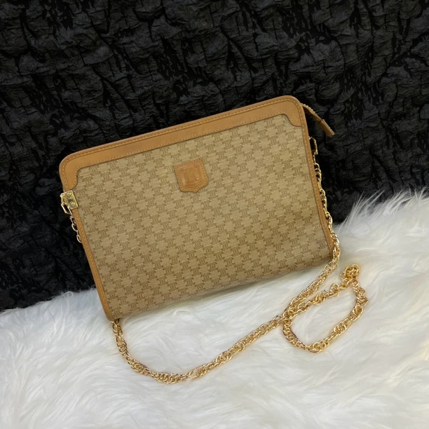 95新 Celine/思琳 大喜/思琳老花斜挎包
