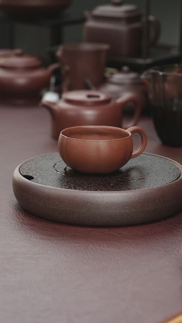 【闪购商品】紫砂茶壶南瓜主人杯