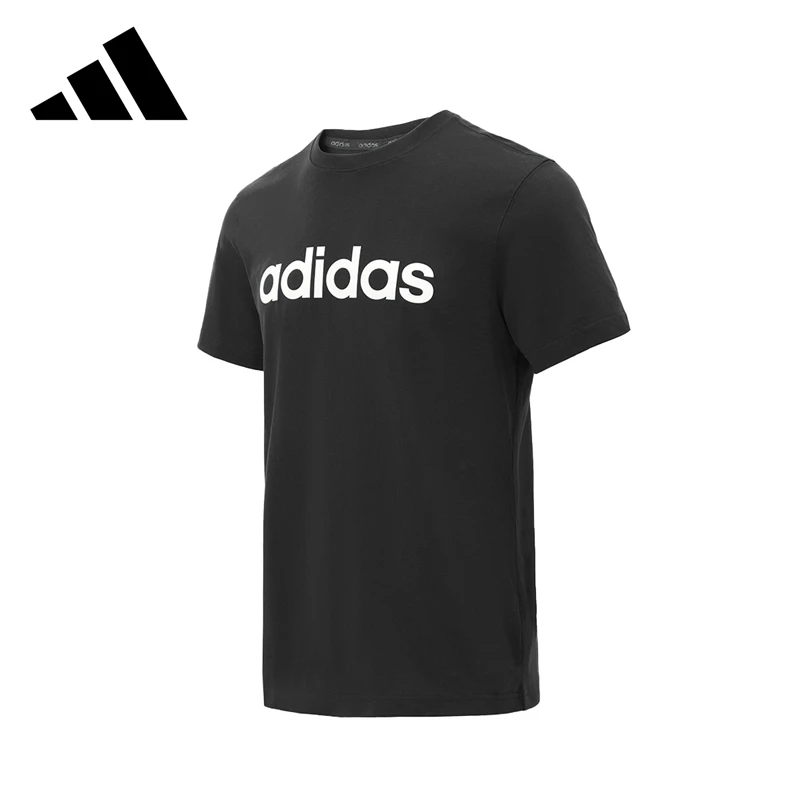 adidas阿迪达斯短袖t恤男夏运动休闲纯棉跑步透气圆领上衣JF3218