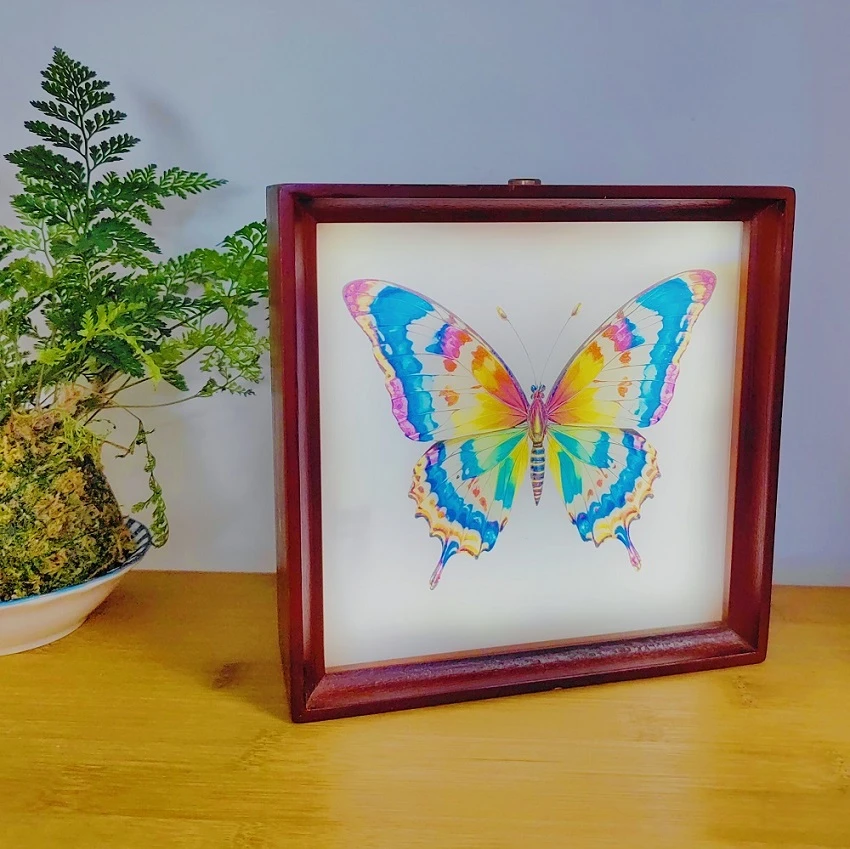 diy网红小夜灯卧室睡眠灯usb床头充电led夜晚灯光画氛围复古国风