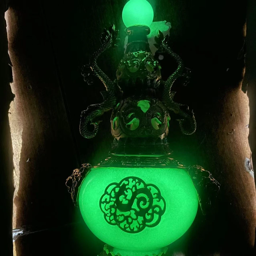 979----绿 瓶  家居摆件