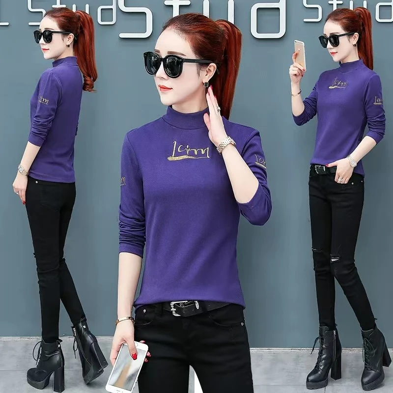 慧慧【79#99】时尚女装春秋长袖T恤