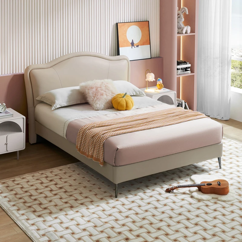 芝华仕科技布艺床现代简约小户型卧室床C116