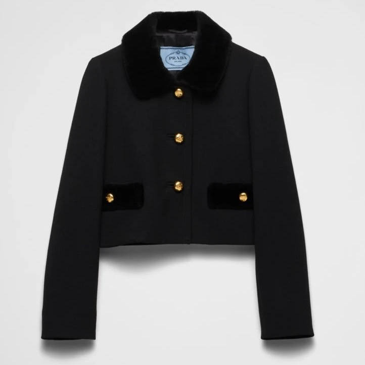 未使用 Prada/普拉达 Prada女士小高腰羊毛外套