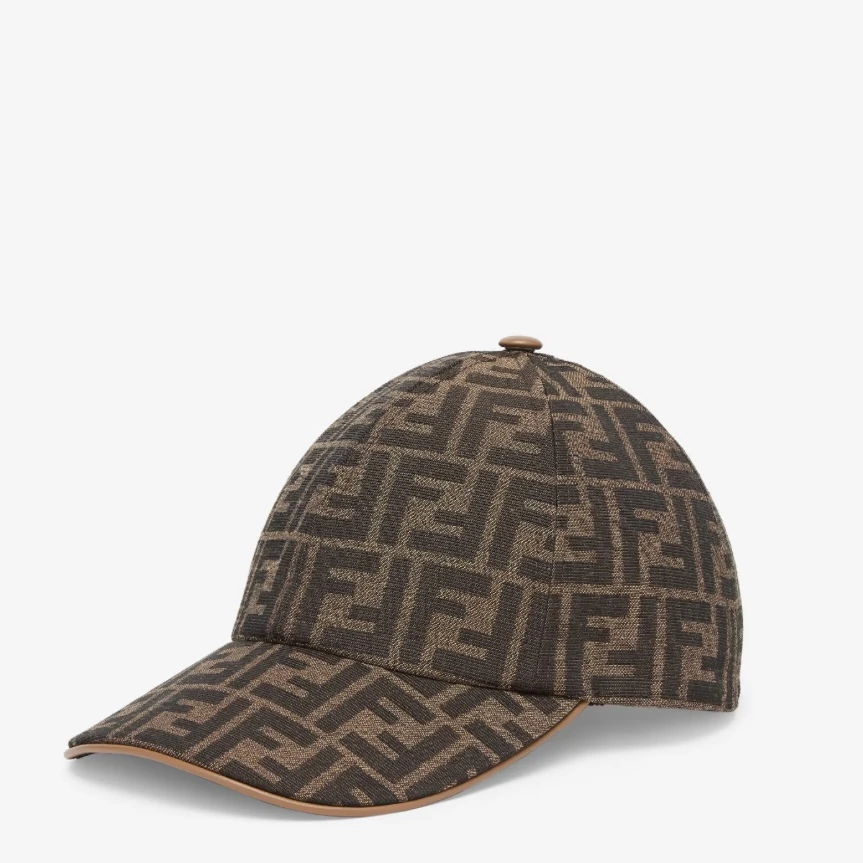 未使用 FENDI/芬迪 fendi 双F提花棒球帽