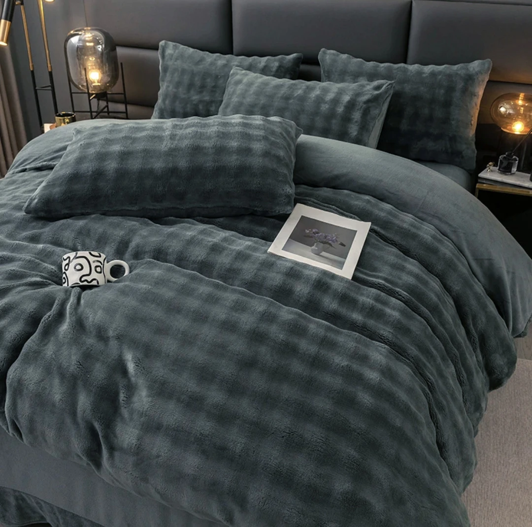 【灵宝麻麻专属】-冬羚鸟-ZB13-加厚宝宝绒床笠款四件套