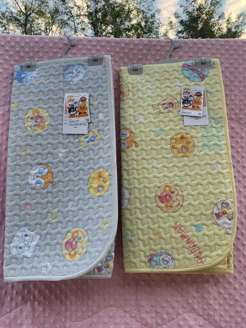 外贸微瑕面包超人85×115cm全棉可爱家用小垫子婴儿车垫子