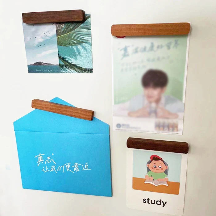 【新品】黑胡桃木创意冰箱贴