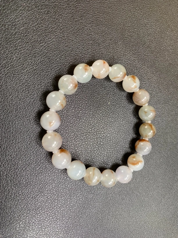 腾冲老料翡翠桂花糕手串