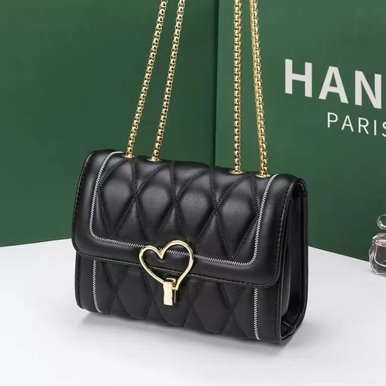 包包爆款百搭单肩包小香风菱格链条包女学生斜挎包