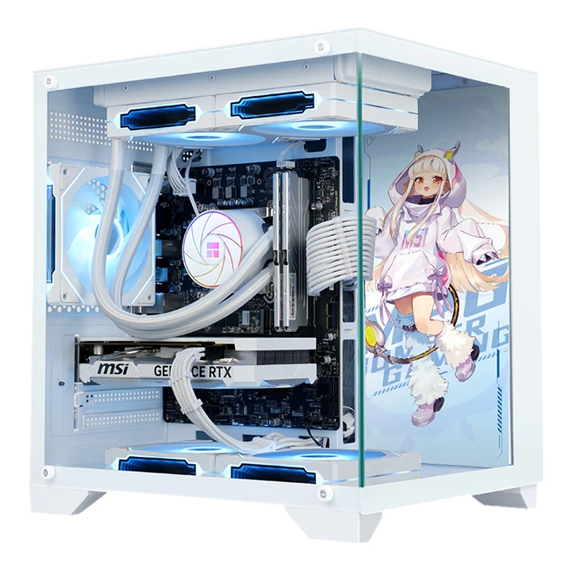 【双11品牌补贴】14600KF+微星B760M+4060TI万图师DIY台式机电脑