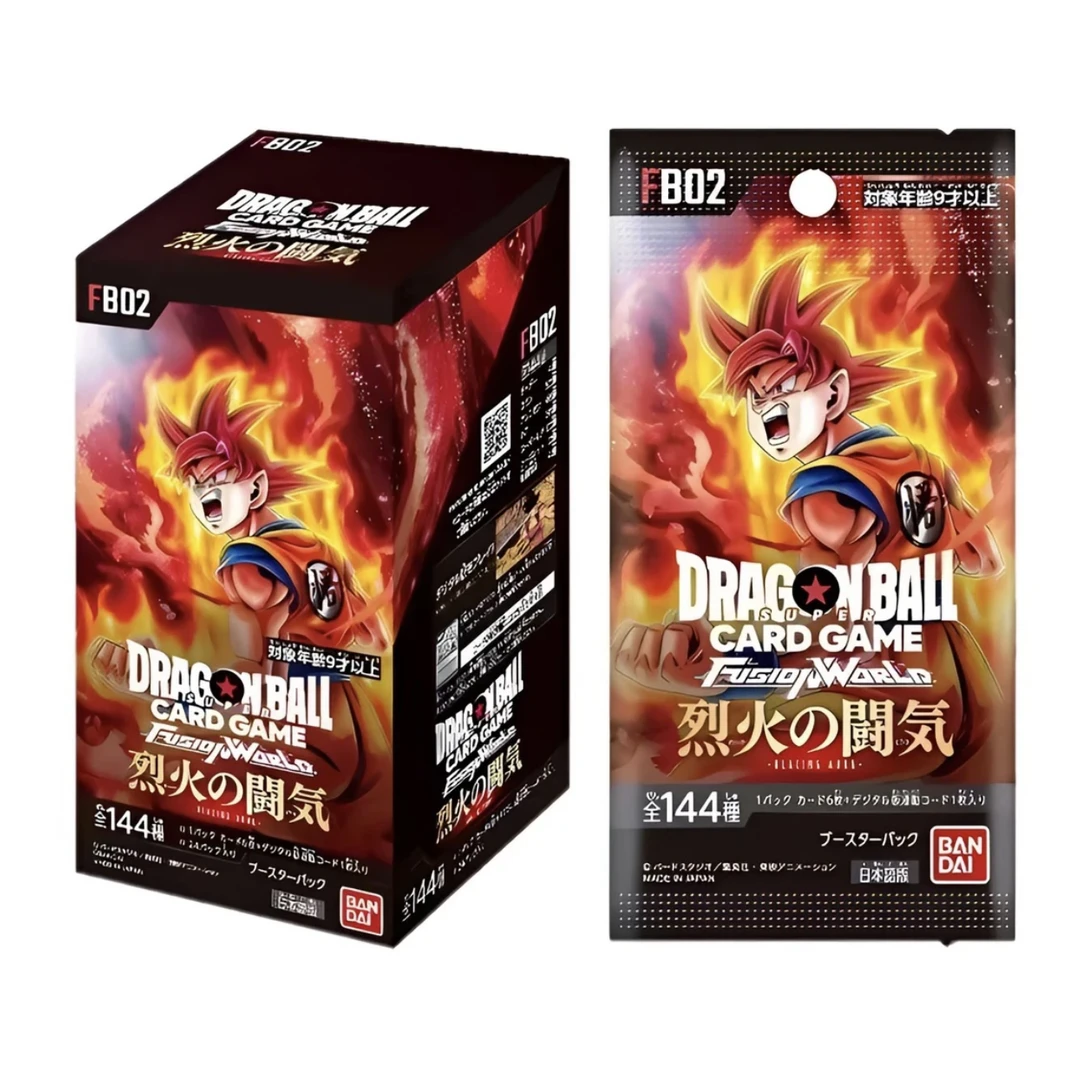 解压好物 日版国现 龙珠FB02 烈火之斗气 卡牌 盲盒 拆卡