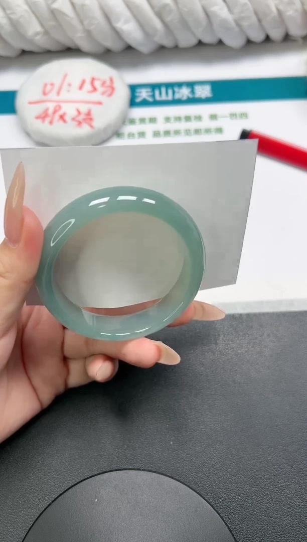 【闪购商品】石英质玉手镯未镶嵌144-54.5