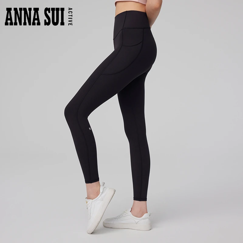 ANNA SUI 安娜苏小糯米紧身健身瑜伽裤运动leggings女