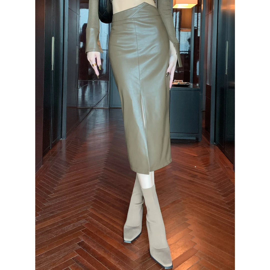 JIJINQI显瘦气质时尚修身半身裙2024新款秋季半身裙 JC07BZYY054