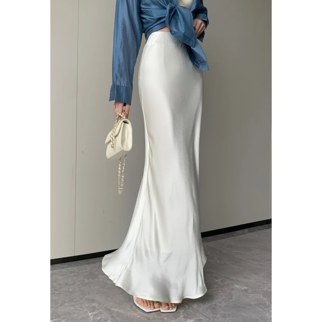 JIJINQI气质高腰显瘦半身裙时尚轻奢修身裙子JINQC0577