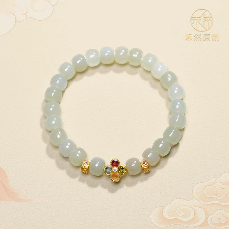 925银手链 DS0106 禾然手工珠宝 原创设计《龙润》时尚轻奢手绳古风