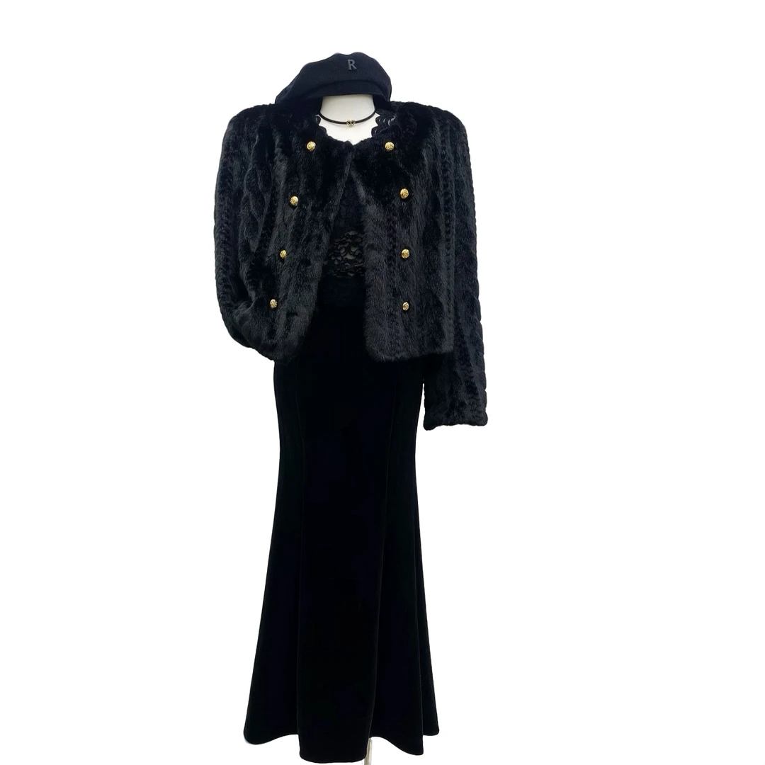 冬季精致毛毛短外套mmt998