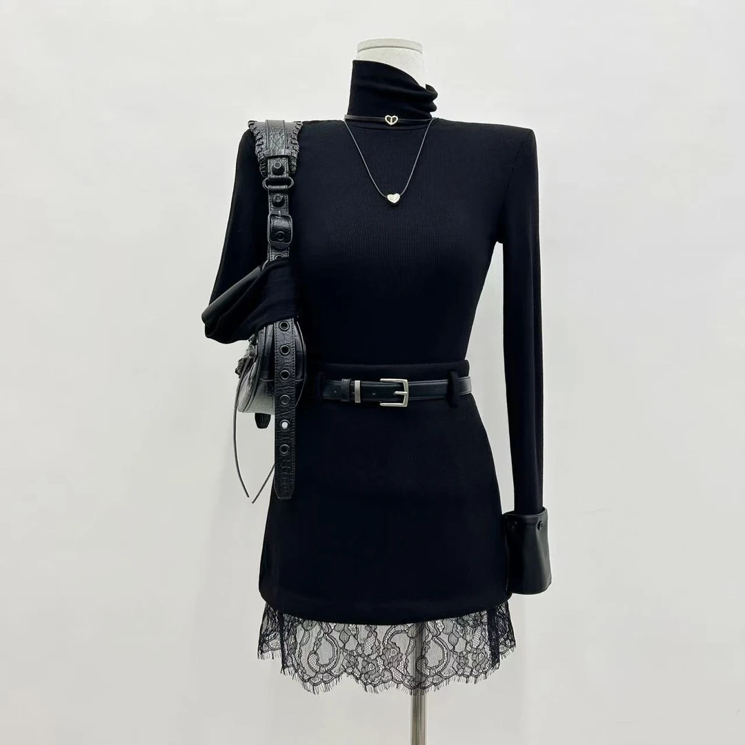 秋冬小心机打底上衣经典款针织高领T231