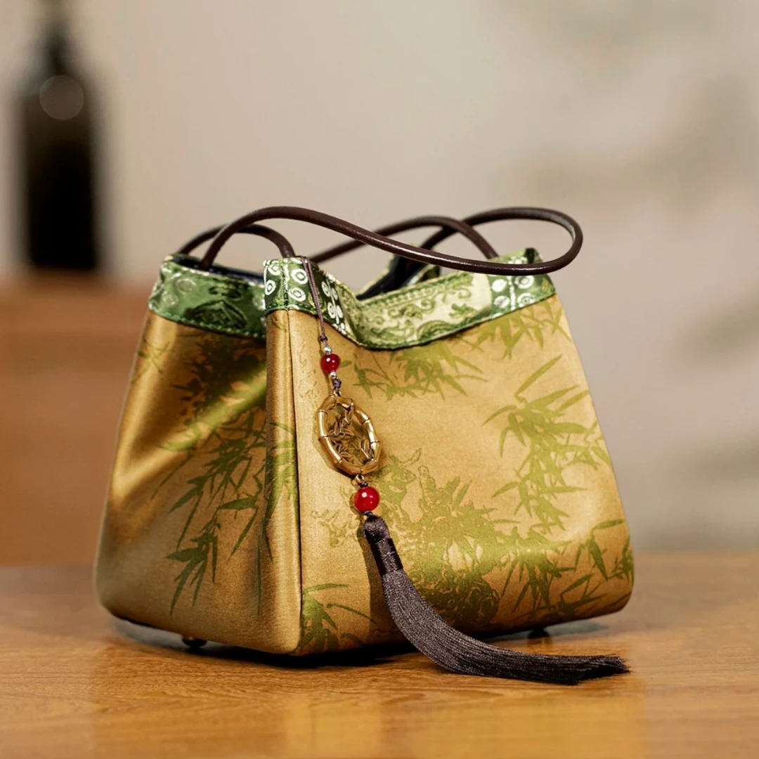 浒城古娘国风中式时尚刺绣大气复古优雅气质女士单肩包BB03312