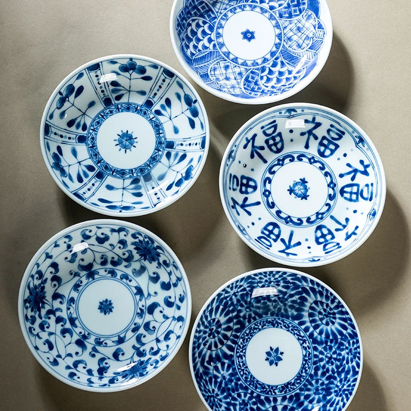 【弥盛缘】日本进口青花瓷盘子高颜值日式陶瓷碟子盘子日本进口餐具