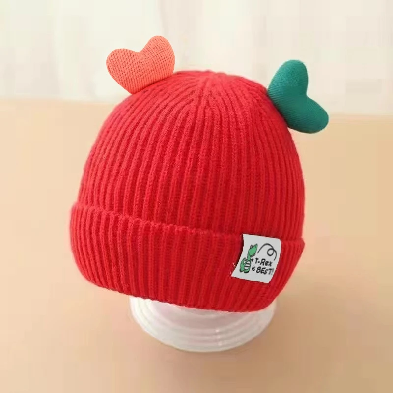 秋冬护耳帽帽子男童针织宝宝婴幼儿女宝秋冬护耳帽帽子男童新生儿