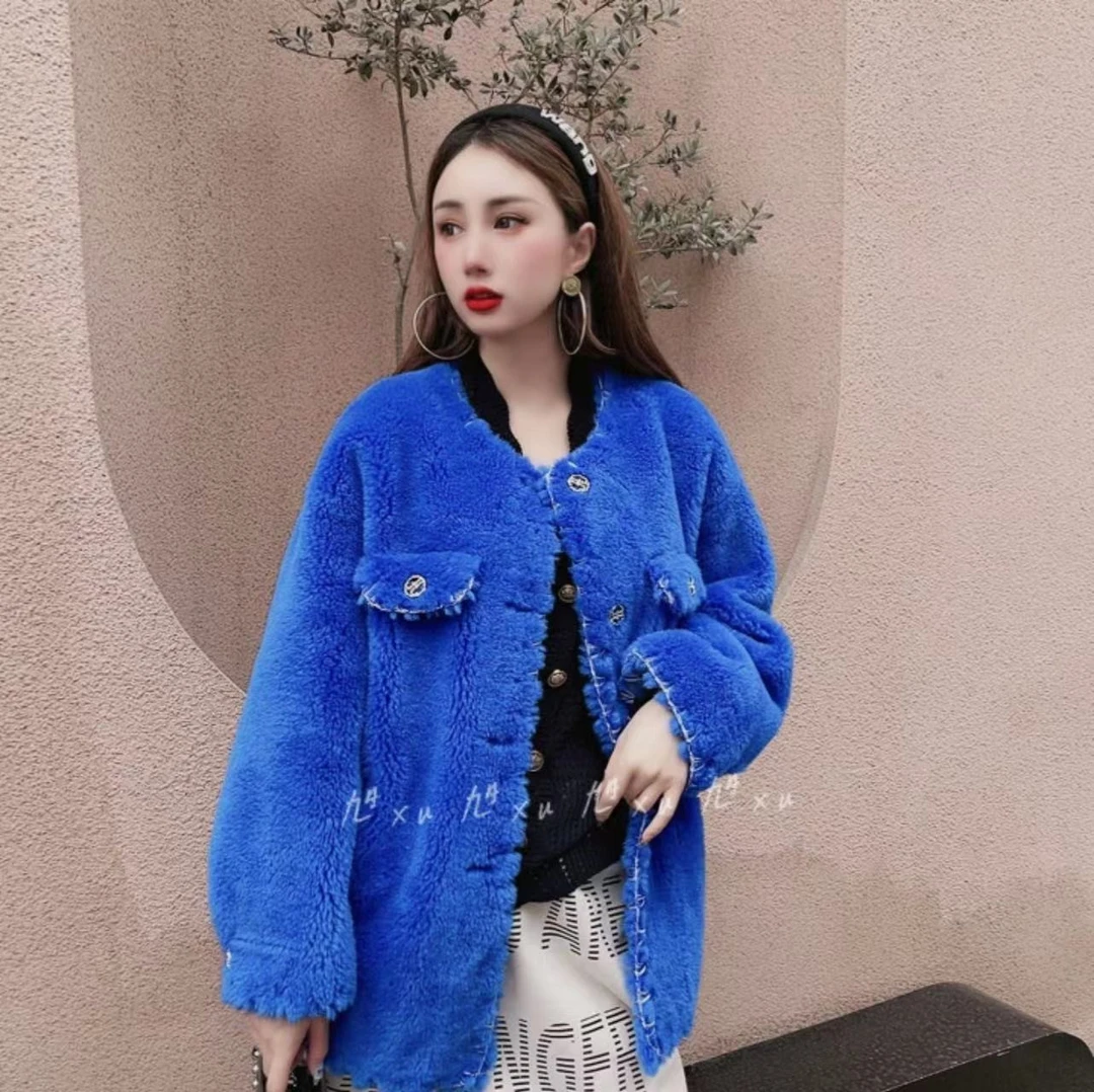 【旭旭&品籁服饰轻奢】小香风冬季新款外套女小众显瘦上衣 KL227116