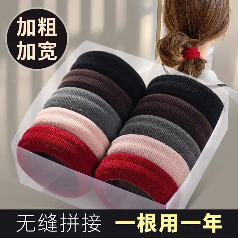 加粗头绳女高弹力发圈橡皮筋女学生韩版绑头发皮套扎马尾丸子头饰
