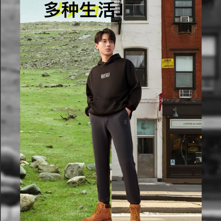【俊丽推荐】-樱花防风裤男裤-9831