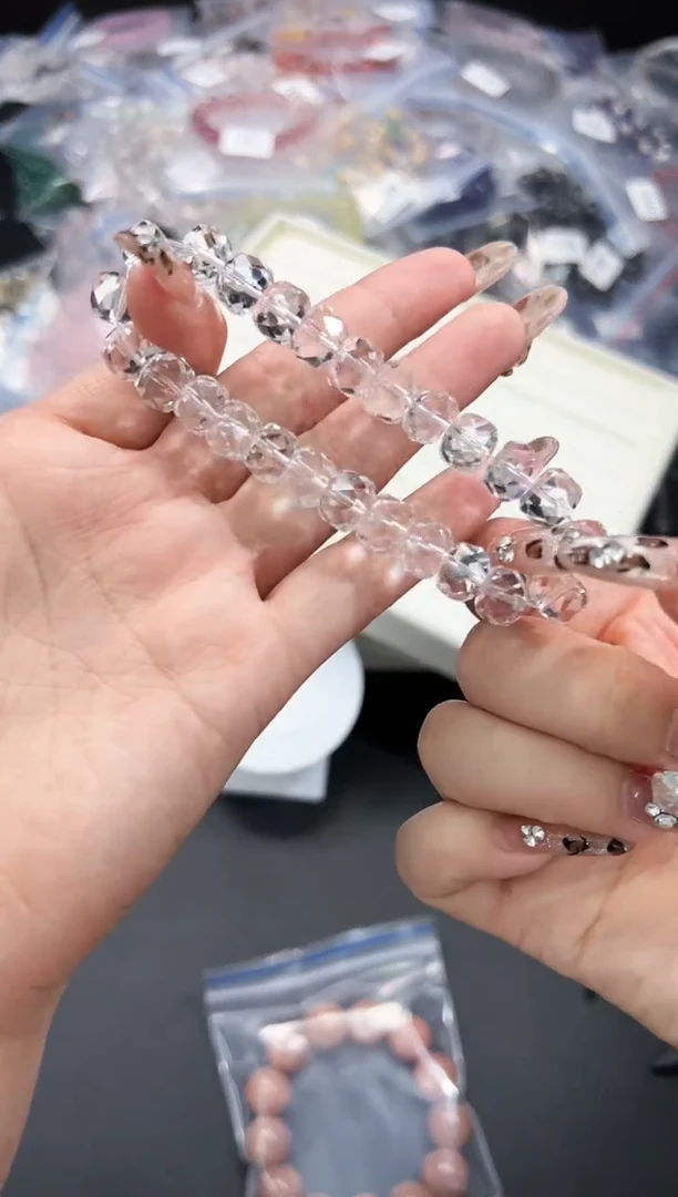 【闪购商品】水晶手串未镶嵌12O多样性发其一/1条/默认微瑕