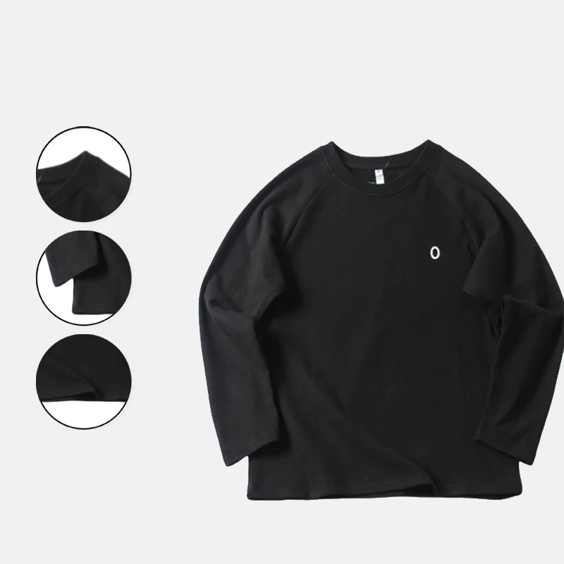 闽三金秋冬新款保暖潮流简约舒适户外休闲男女长袖T恤HZ-816CS