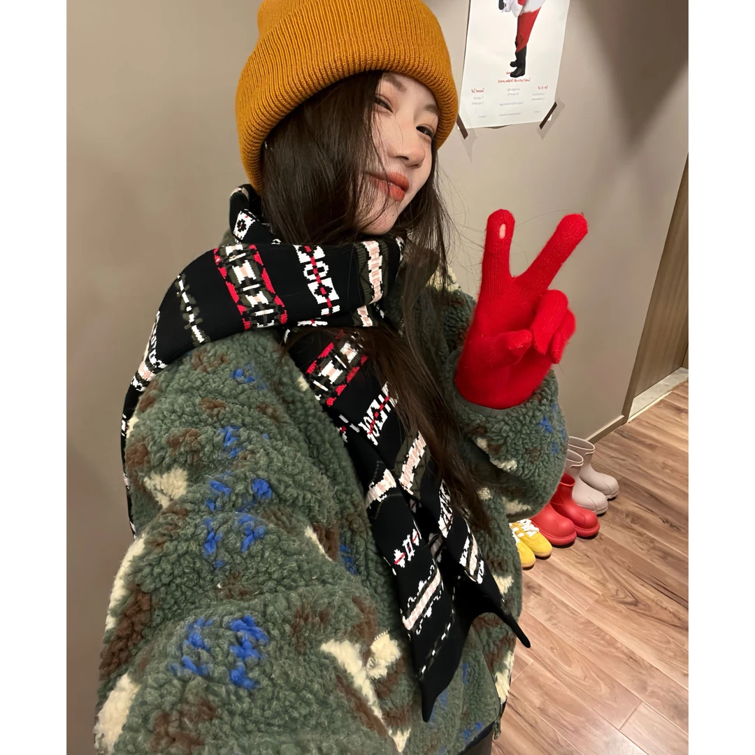 MIN SAN JIN美式加厚保暖宽松休闲摇粒绒外套LPY-GA-813CS