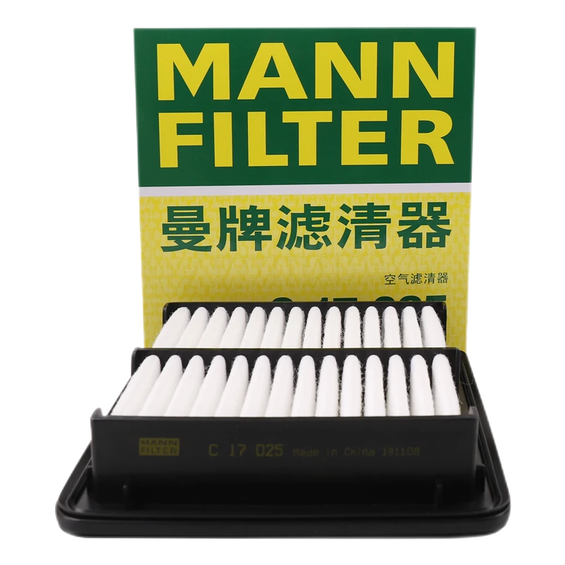 曼牌滤清器C17025空气滤芯格 适配本田十代思域 1.0T 180Turbo