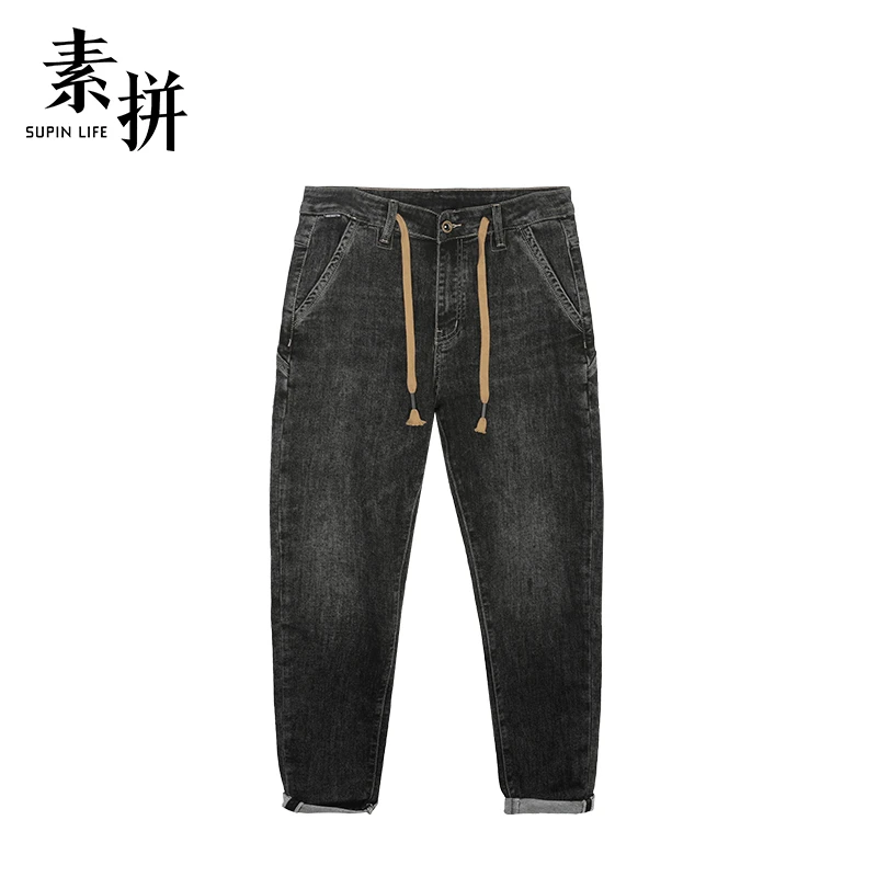 素拼牛仔裤SPBZK11159A-3