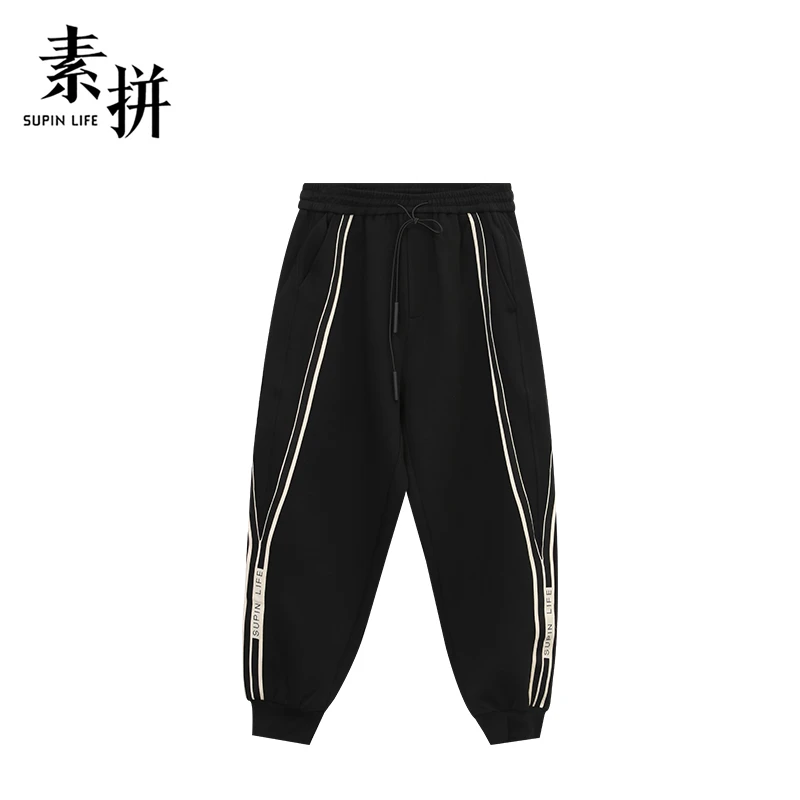 素拼休闲裤SPBXK411088AM