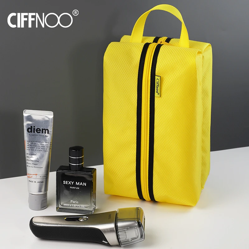Ciffnoo/琪斐诺男士洗漱包防水洗漱袋旅游轻便手提双层化妆收纳包