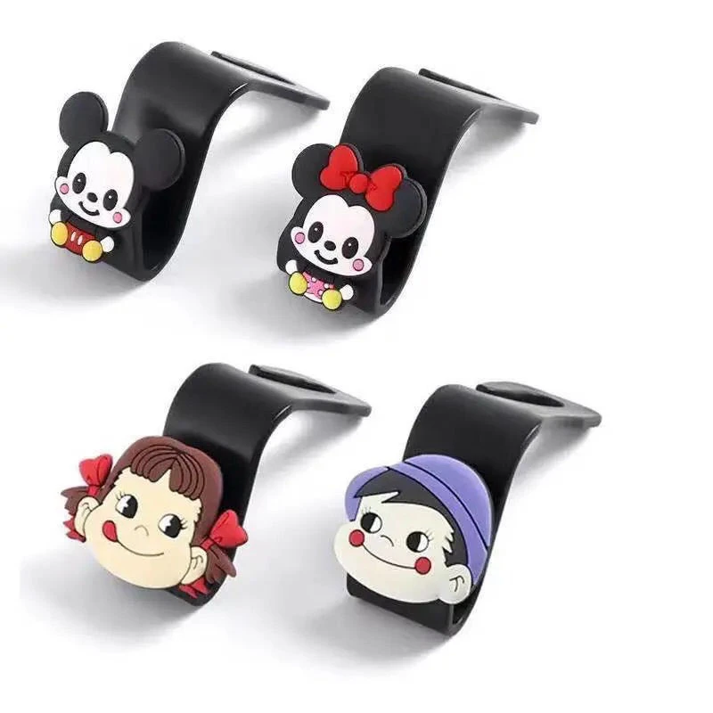 卡通可爱挂钩汽车座椅车内椅背车用后座后排座椅挂勾旺灯