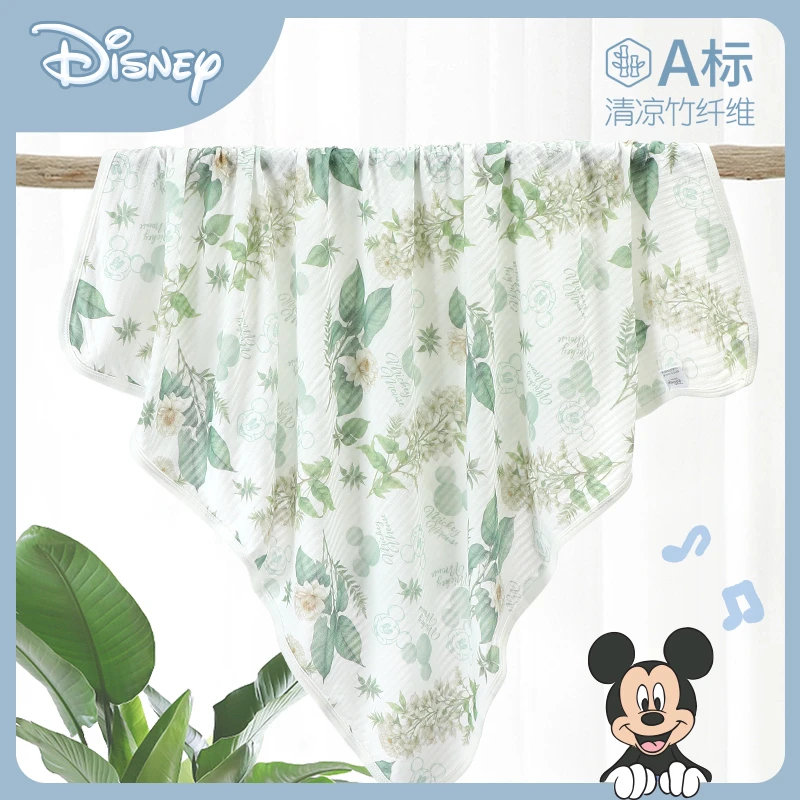 Disney/迪士尼婴儿抱被竹纤维夏装新生儿被子包巾夏季宝宝抱被