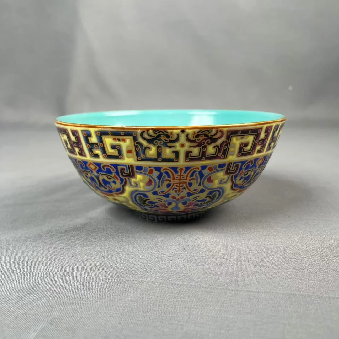 清乾隆珐琅彩描金赏碗A6-178