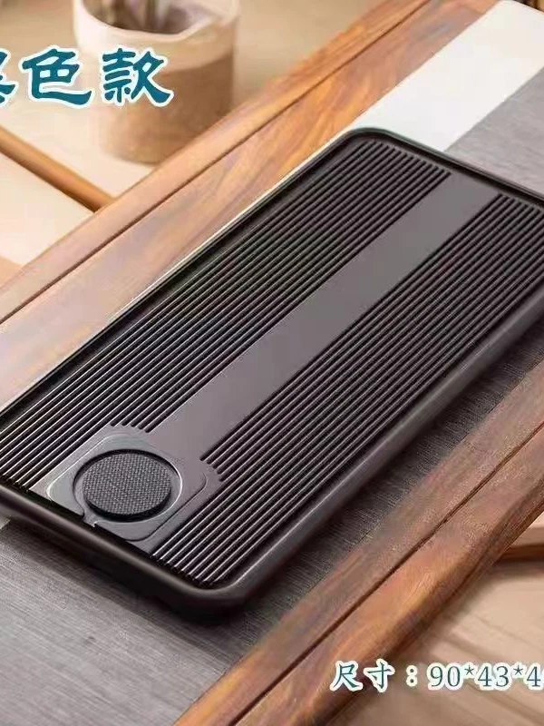 博古90*43*4茶盘家用实木泡茶台轻奢高档功夫茶具办公桌大茶海